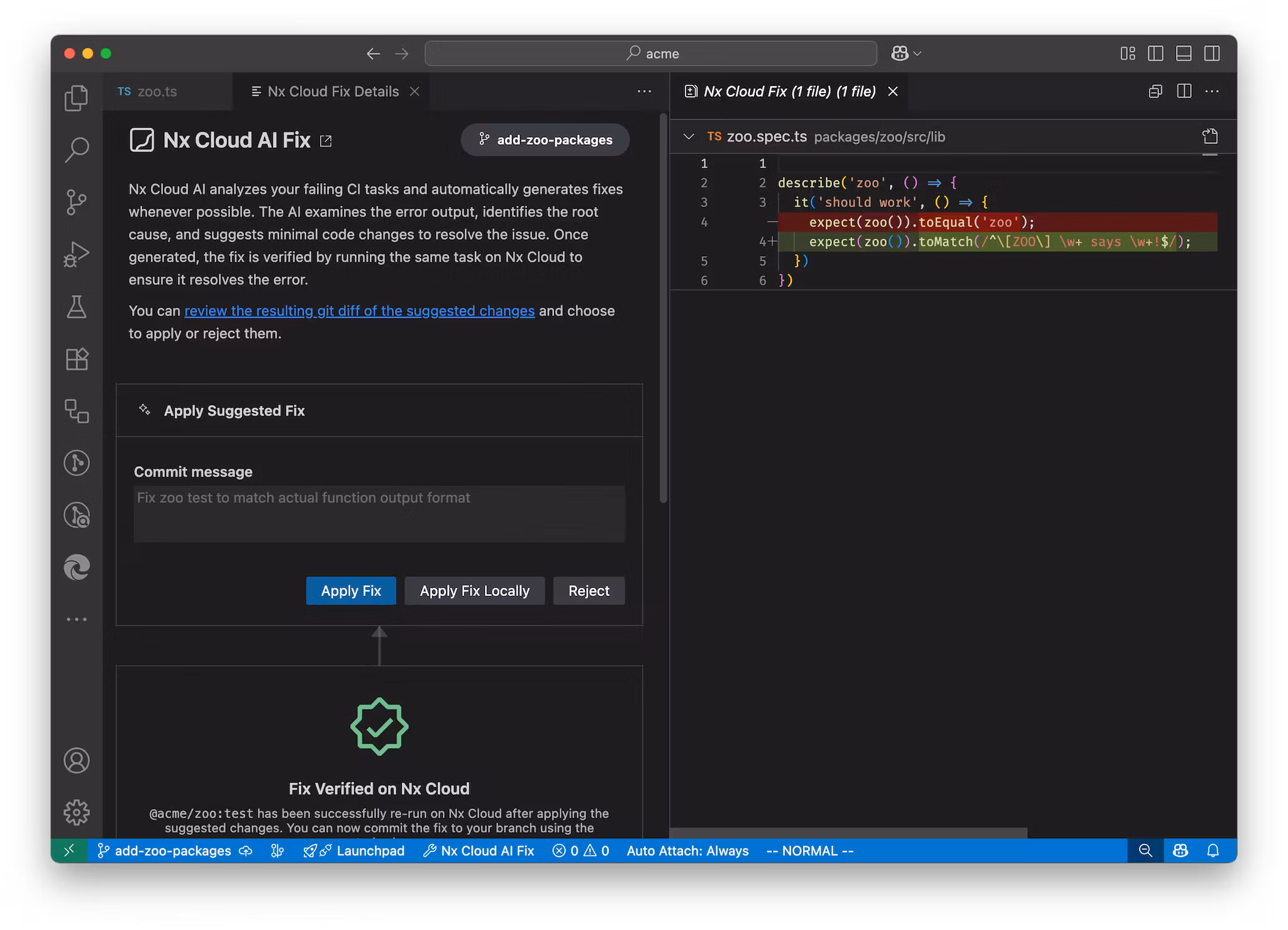 Suggestion to fix the typo in the editor